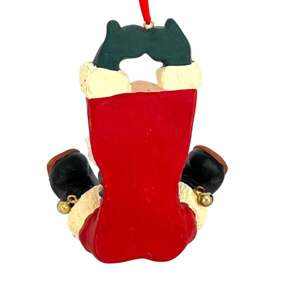 Kurt Adler Santa Santas World Holly Dearies Christmas Ornament with Bells - Picture 8 of 14